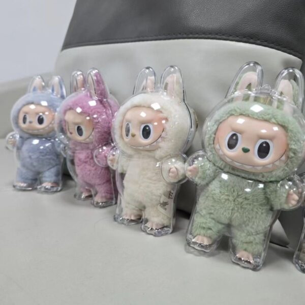 Labubu Genomskinligt Skyddsfodral Macarons Energy