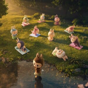 Labubu Lazy Yoga Figur 1 Blind Box